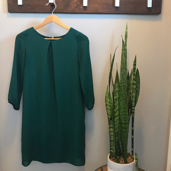 H&M emerald green dress size 6 - Picture 4 of 6